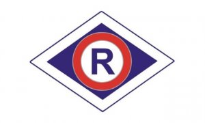 logo ruchu drogowego z literą R