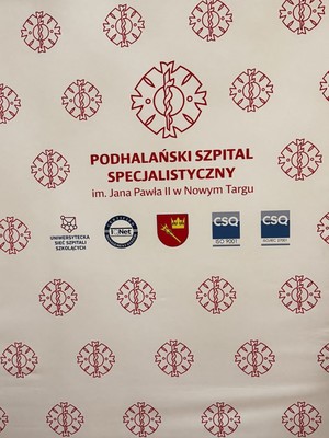 Ścianka reklamowa Podhalańskiego Szpitala Specjalistycznego