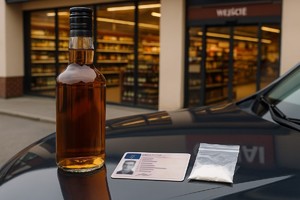 alkohol i samochód