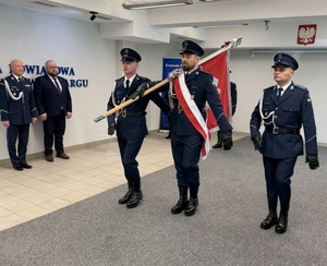 policyjny poczet sztandarowy