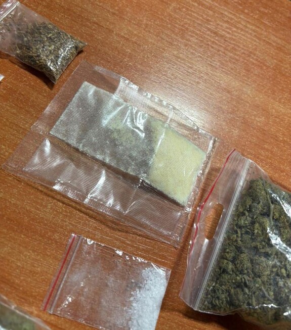 torebki z narkotykami