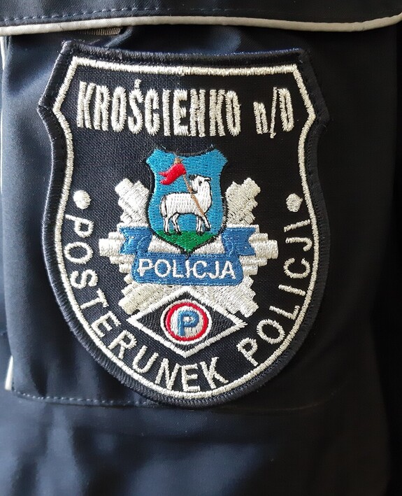 naszywka Posterunku Policji w Krościenku nad Dunajcem