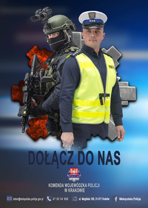 policjant ruchu drogowego i kontrterrorysta
