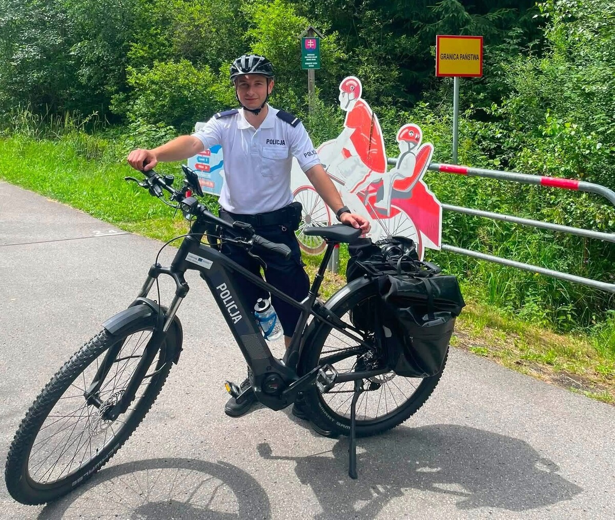 Patrol rowerowy na trasie transgranicznej